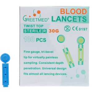 Kim lấy máu Greetmed Blood Lancets hộp 100 cái