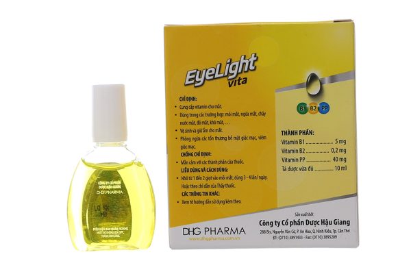 Dung dịch nhỏ mắt Eyelight Vita cung cấp vitamin, dưỡng ẩm cho mắt lọ 10ml