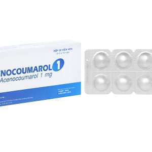 Acenocoumarol 1 SPM phòng và trị bệnh nghẽn mạch (3 vỉ x 10 viên)