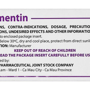 Thuốc cốm Acigmentin 281,25 trị nhiễm khuẩn (12 gói x 1.5g)