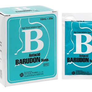 Hỗn dịch uống Barudon Susp giảm đau nhanh trong viêm dạ dày (20 gói x 10ml)