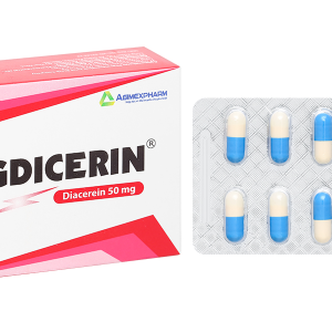 Agdicerin 50mg trị thoái hóa khớp tác dụng chậm (3 vỉ x 10 viên)