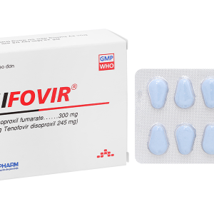 Agifovir 300mg điều trị viêm gan siêu virus B mãn tính (3 vỉ x 10 viên)