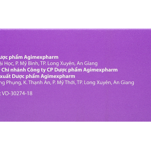 Agimstan-H 80/25 Agimexpharm trị tăng huyết áp vô căn (4 vỉ x 7 viên)