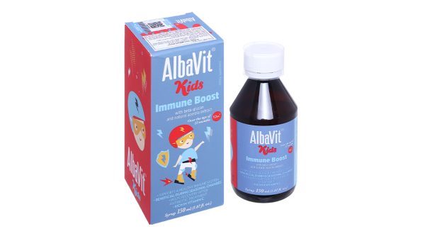 Siro Albavit Kids Immune Boost hỗ trợ tăng đề kháng chai 150ml