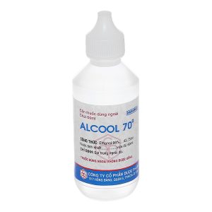 Cồn Alcool 70 độ OPC sát trùng ngoài da chai 60ml