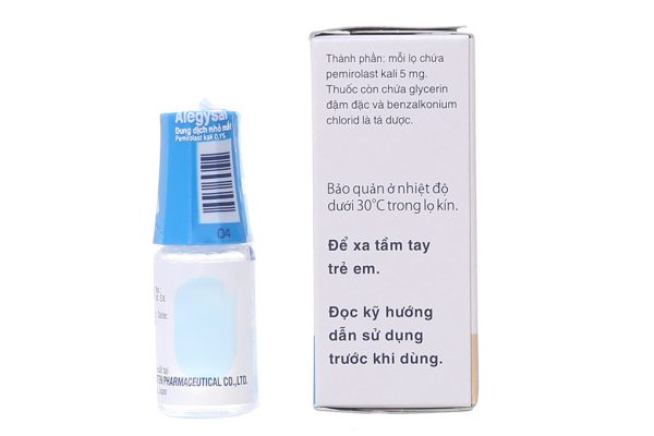 Dung dịch nhỏ mắt Alegysal 0.1% trị viêm kết mạc lọ 5ml