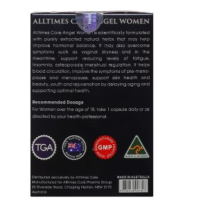 Alltimes Care Angel Women hỗ trợ cải thiện nội tiết tố nữ chai 60 viên