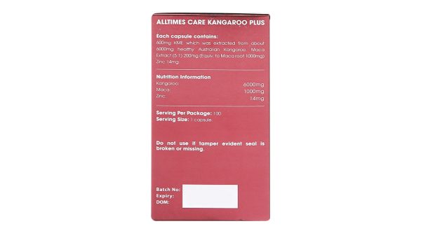 Alltimes Care Kangaroo 6000mg Plus tăng cường sinh lý nam hộp 100 viên