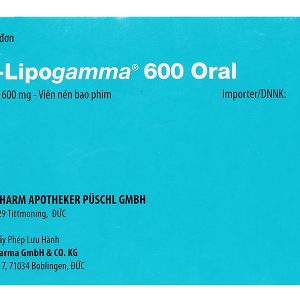 Alfa-Lipogamma 600 Oral trị đa thần kinh đái tháo đường (3 vỉ x 10 viên)