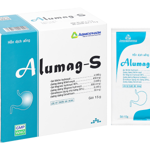 Hỗn dịch uống Alumag-S 15g điều trị viêm loét dạ dày tá tràng (20 gói x 15g)
