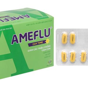 Ameflu Daytime giảm các triệu chứng cảm cúm, cảm lạnh (10 vỉ x 10 viên)