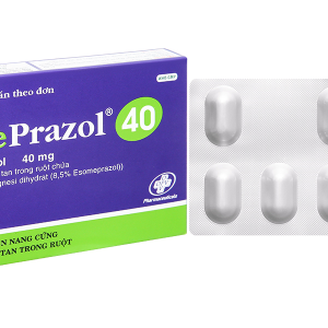 AmePrazol 40 trị viêm xước dạ dày, trào ngược dạ dày thực quản (2 vỉ x 7 viên)