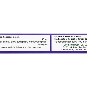 AmePrazol 40 trị viêm xước dạ dày, trào ngược dạ dày thực quản (2 vỉ x 7 viên)