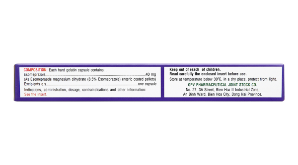 AmePrazol 40 trị viêm xước dạ dày, trào ngược dạ dày thực quản (2 vỉ x 7 viên)