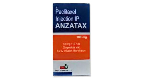 Dung dịch tiêm Anzatax 100mg/16,7ml điều trị ung thư buồng trứng lọ 16.7ml