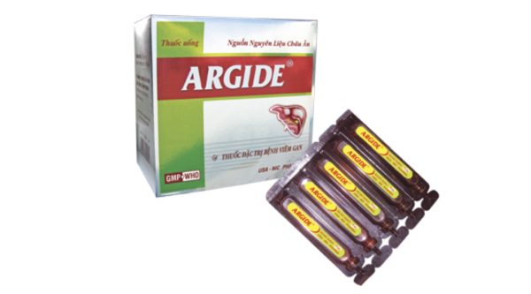 Dung dịch uống Argide 5ml trị bệnh viêm gan (20 ống x 5 ml)