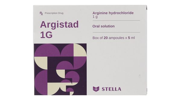 Dung dịch uống Argistad 1g trị tăng amoniac huyết, khó tiêu (20 ống x 5ml)