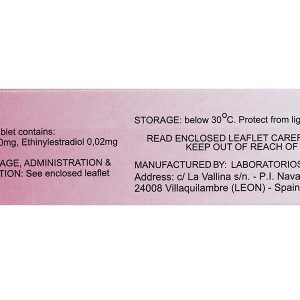 Asumate 20 thuốc tránh thai hằng ngày (1 vỉ x 21 viên)