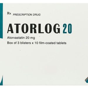 Atorlog 20 điều trị tăng cholesterol toàn phần và LDL-cholesterol (3 vỉ x 10 viên)