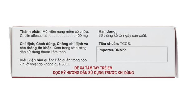 Atsotine 400mg điều trị hội chứng thoái hóa thần kinh não (3 vỉ x 10 viên)