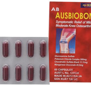 AB Ausbiobone giảm triệu chứng thoái hóa khớp gối nhẹ đến trung bình (5 vỉ x 12 viên)
