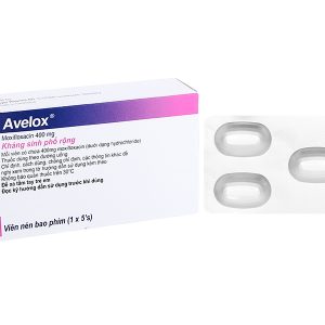 Avelox 400mg trị nhiễm khuẩn (1 vỉ x 5 viên)