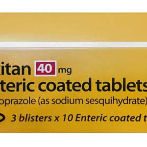 Axitan 40mg điều trị trào ngược dạ dày, thực quán (3 vỉ x 10 viên)