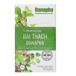 Bài Thạch Danapha điều trị sỏi thận, sỏi mật lọ 45 viên