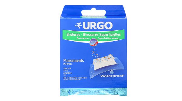 Băng cá nhân chống thấm nước Urgo Brulures Waterproof (10 x 7cm) 1 miếng