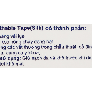 Băng keo lụa Zilgo (1.25cm x 5m)