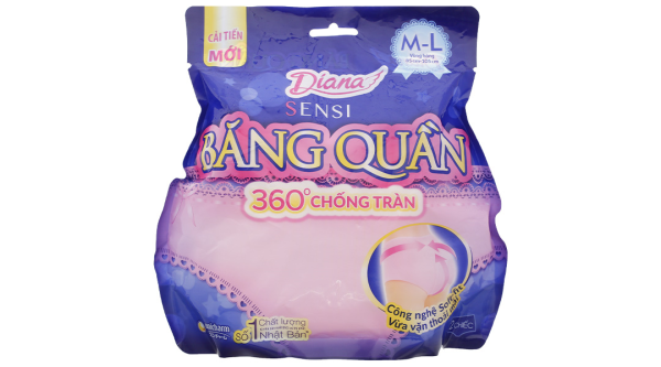 Băng quần Diana Sensi size M-L chống tràn gói 2 cái