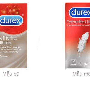 Bao cao su Durex Fetherlite Ultima siêu mỏng 52mm hộp 12 cái