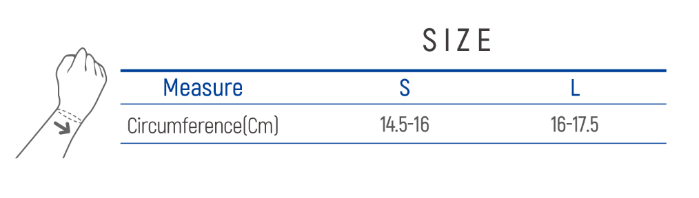 Bao đeo cổ tay đàn hồi Dr. Med DR-W011 size S