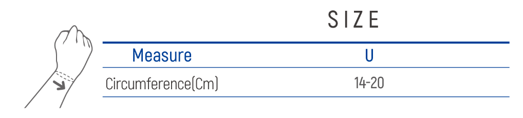 Bao đeo cổ tay đàn hồi Dr. Med DR-W136 size U Bao đeo cổ tay đàn hồi Dr. Med DR-W136 size U