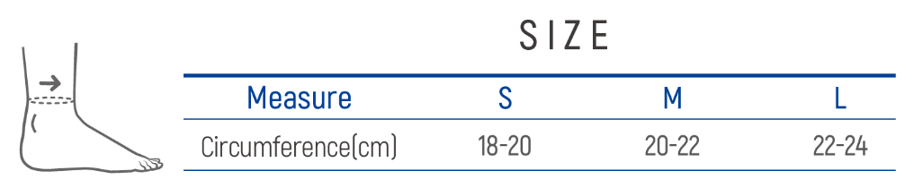 Bao đeo mắt cá chân Dr. Med DR-A090 size L