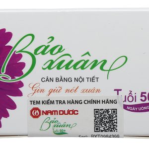 Bảo Xuân tuổi 50+ giúp cân bằng nội tiết tố nữ hộp 30 viên
