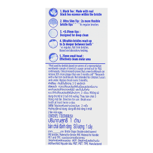 Bàn chải đánh răng Oral-B trà đen siêu mềm mảnh (vỉ 1 cây)