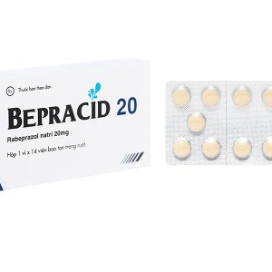 Bepracid 20 trị trào ngược dạ dày - thực quản (1 vỉ x 14 viên)