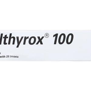 Berlthyrox 100 trị bệnh lý tuyến giáp (4 vỉ x 25 viên)