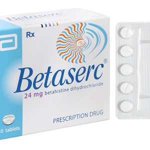 Betaserc 24mg trị ù tai, chóng mặt tiền đình (5 vỉ x 10 viên)