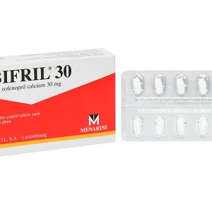Bifril 30 điều trị tăng huyết áp, nhồi máu cơ tim (2 vỉ x 14 viên)