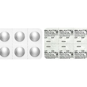 Bilaxten 10mg điều trị viêm mũi dị ứng, mày đay (1 vỉ x 10 viên)