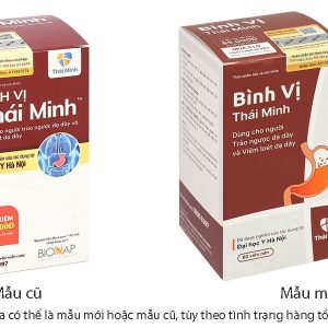 Bình Vị Thái Minh hỗ trợ giảm viêm loét dạ dày lọ 80 viên