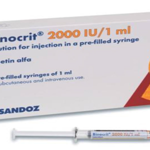 Dung dịch tiêm Binocrit 2000IU/1 ml trị bệnh thiếu máu (6 bơm tiêm x 1ml)