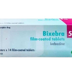 Bixebra 5mg điều trị triệu chứng đau thắt ngực (4 vỉ x 14 viên)
