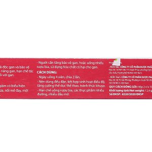 Bổ Gan Thái Minh hỗ trợ giải độc, tăng cường chức năng gan hộp 20 viên