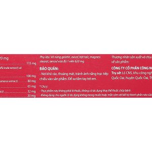 Bổ Gan Thái Minh hỗ trợ giải độc, tăng cường chức năng gan hộp 20 viên