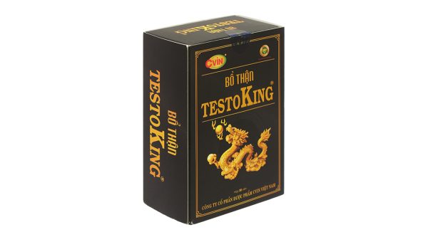 Bổ thận Cvin TestoKing giúp tăng cường sinh lực nam giới hộp 30 viên