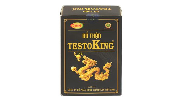 Bổ thận Cvin TestoKing giúp tăng cường sinh lực nam giới hộp 30 viên